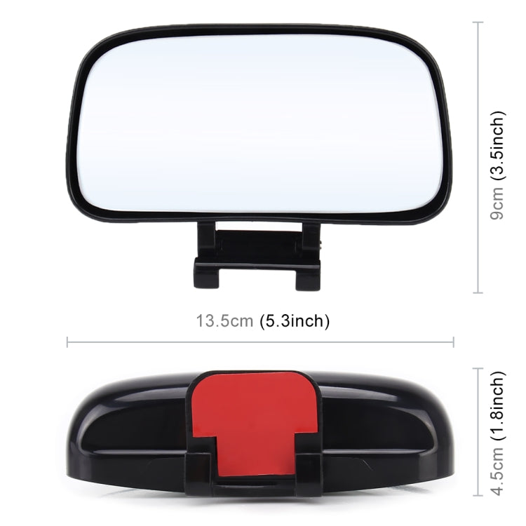 3R-093 360 Degrees Rotatable Blind Spot Side Assistant Mirror for Auto Car, 3R-093