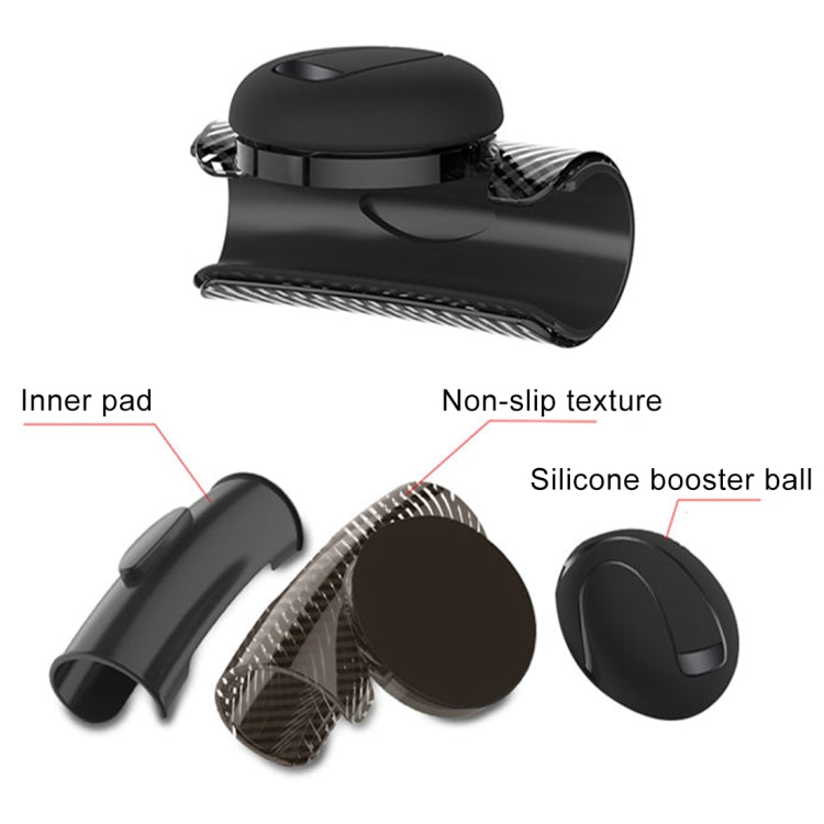 3R-2151 Car Auto Universal Steering Wheel Spinner Knob Auxiliary Booster Aid Control Handle Car Steering Wheel Booster Wheel Strengthener Auto Spinner Knob Ball, 3R-2151 (Black), 3R-2151 (Blue)