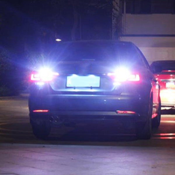 2 PCS T20 / 7440 5W 250LM 6000K Car Auto Turn Light Reversing Lights 16LEDs SMD-2835 Lamps, DC 12V