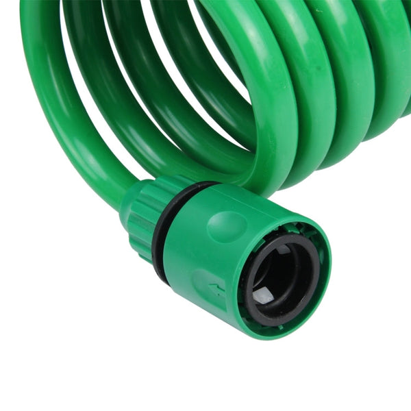 Garden Watering Series Spring Tube Hose Telescopic Spiral Pipe with Water Connector Adaptor and Connector, Length: 30m