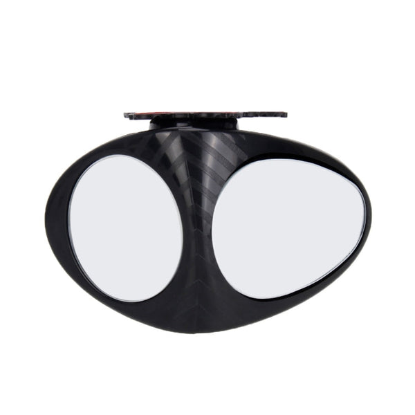 3R-046 360 Degrees Rotatable Right Blind Spot Side Assistant Mirror for Auto Car, Right Black, Right White