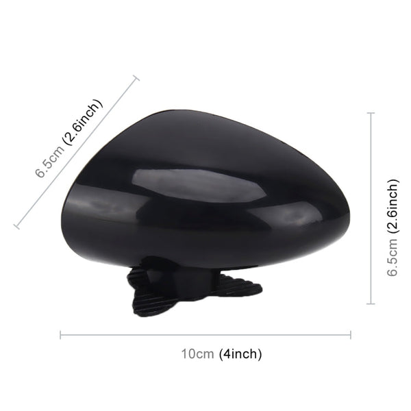 3R-046 360 Degrees Rotatable Right Blind Spot Side Assistant Mirror for Auto Car, Right Black, Right White