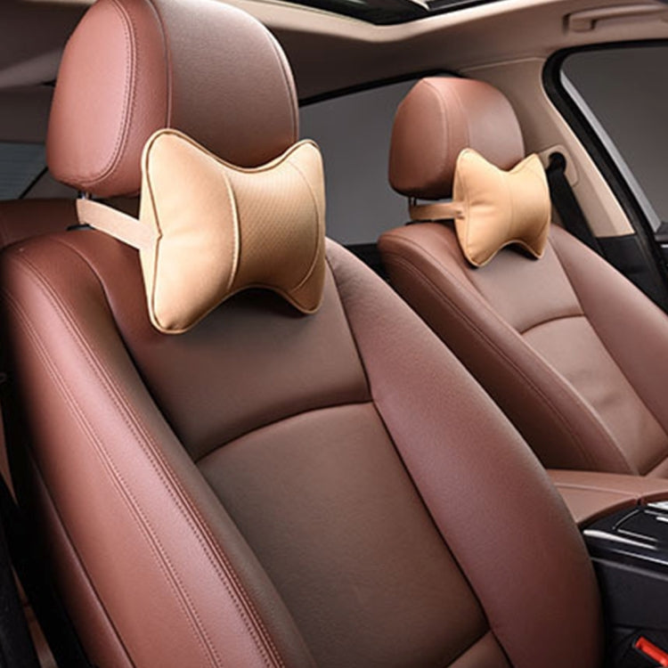 2 PCS MLC-06 Car Neck Pillow Soft Version Lovely Breathe Car Auto Head Neck Rest Cushion Headrest Pillow Pad