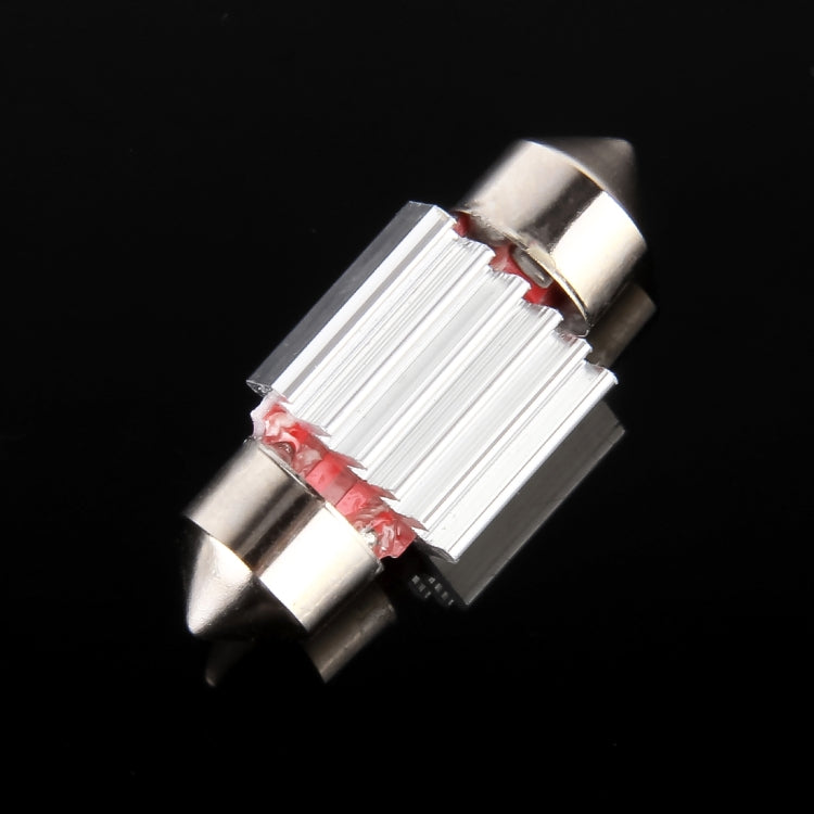 2 PCS 2W 100 LM 6000K 31MM 4 SMD-7020 LEDs Bicuspid Port Decoding Car Dome Lamp LED Reading Light, DC 12V