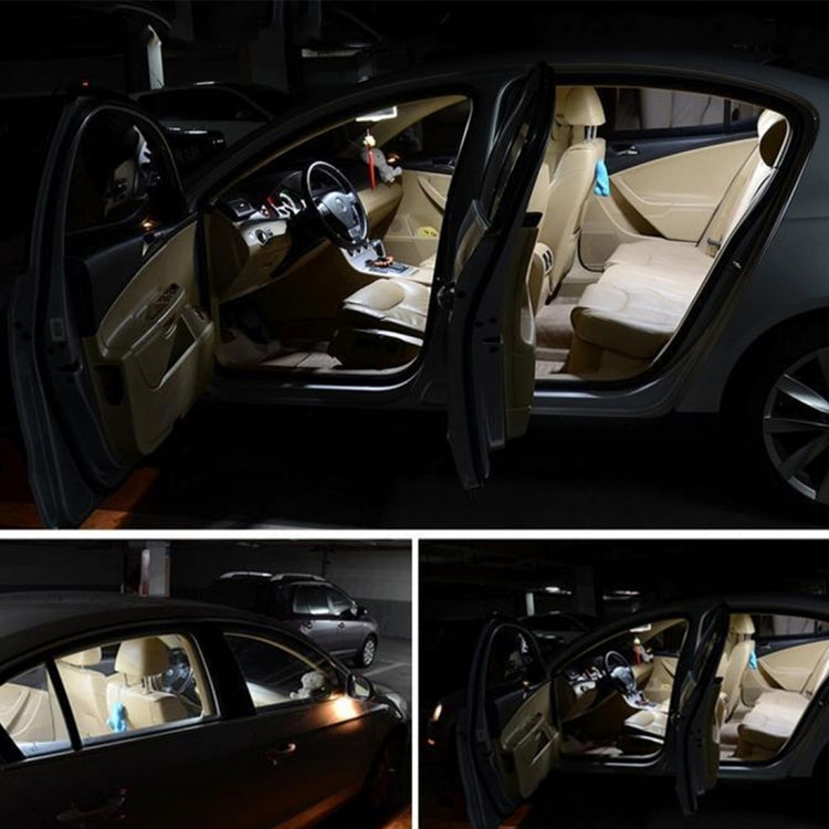 2 PCS 2W 100 LM 6000K 31MM 4 SMD-7020 LEDs Bicuspid Port Decoding Car Dome Lamp LED Reading Light, DC 12V