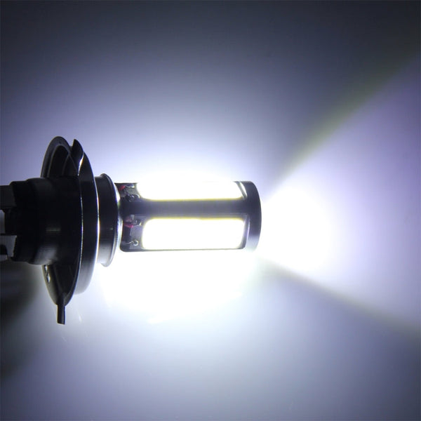 2 PCS H4 20W 1250LM 6000K 5 COB LEDs Car Fog Lights, DC 12V