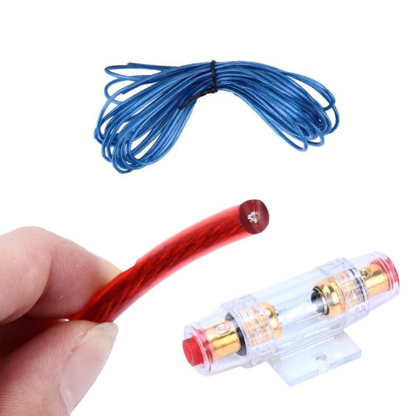 YH-128 1200W Car Amplifier Audio Power Cable Subwoofer Wiring Installation Kit with High Performance RCA Interconnect, Car Amplifier Audio Power Cable