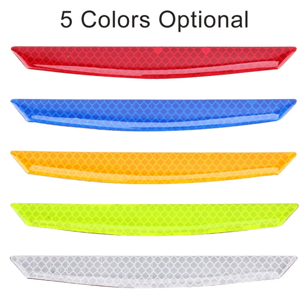 4 PCS Universal Car Door Anti-collision Strip Protection Guards Trims Stickers