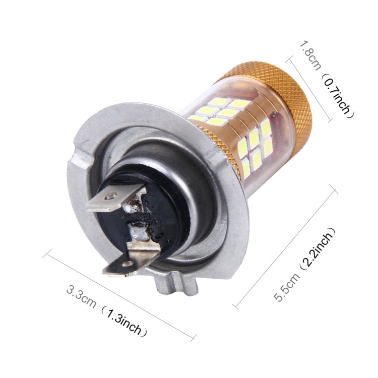 2 PCS H7 15W 1300 LM 6500K 28 SMD-3030 LEDs Car Fog Lights, DC 12V