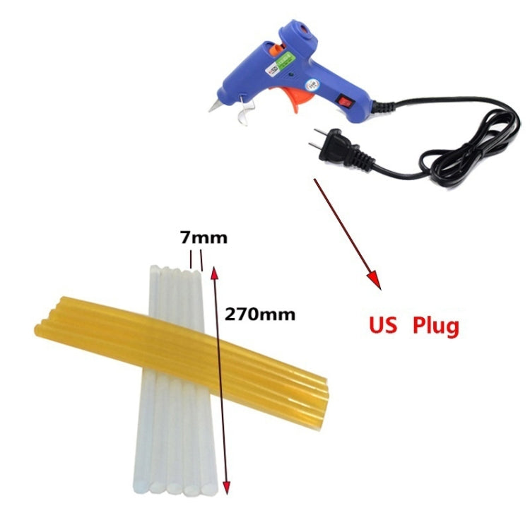 57 in 1 Auto Car Metal PDR Dent Lifter-Glue Puller Tab Hail Removal Paintless Car Dent Repair Tools Kit, with 20W Glue Gun, US Plug or EU Plug