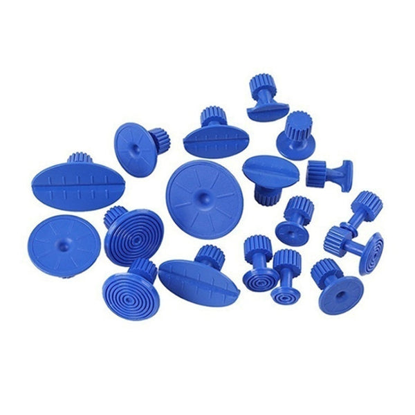 32 in 1 Auto Car Metal PDR Dent Lifter-Glue Puller Tab Hail Removal Paintless Car Dent Repair Tools Kit, with 20W Glue Gun, US Plug or EU Plug, 32 in 1 T-Bar