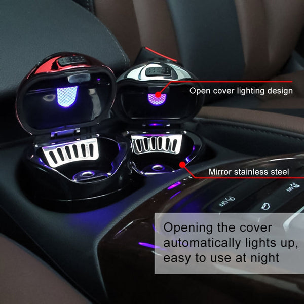 2 in 1 Universal Car Detachable Electronic Cigarette Lighter + Trash Rubbish Bin Ashtray