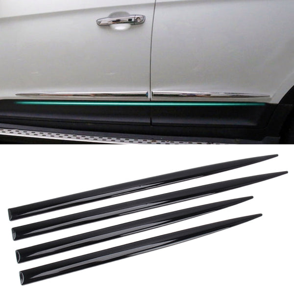4 PCS Car Auto Door Side Edge Metal Anti-scratch Body Guard Protection Strip Sticker