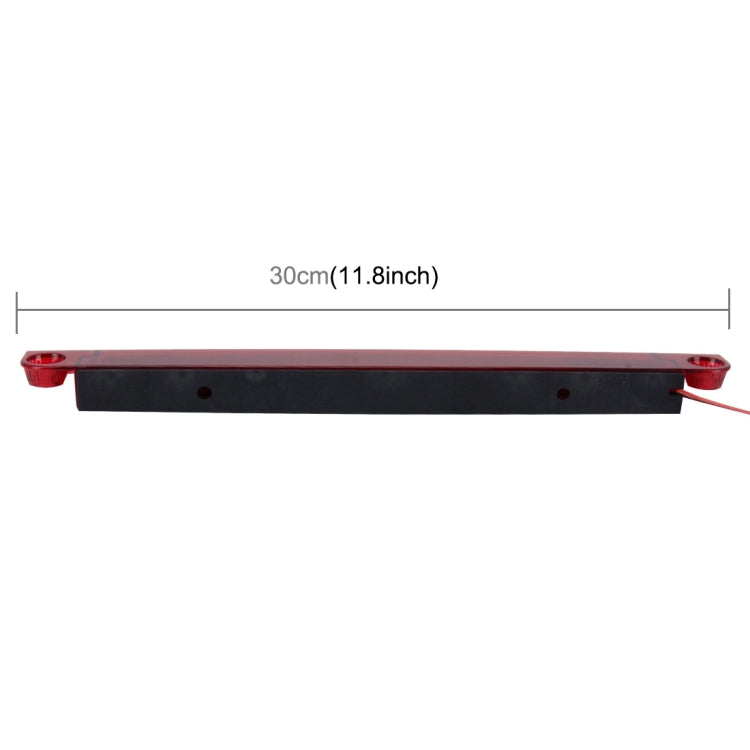 Car Auto Third Brake Light with 18 LED Lamps, DC 12V Cable Length: 80cm