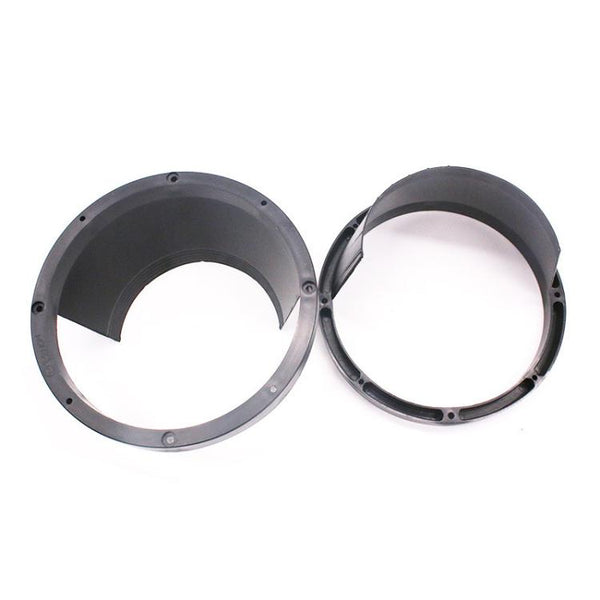2 PCS 6.5 inch Car Auto Loudspeaker Plastic Waterproof Cover with Protective Cushion Pad, Inner Diameter: 14.5cm