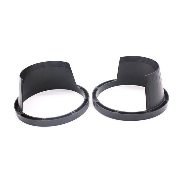 2 PCS 6.5 inch Car Auto Loudspeaker Plastic Waterproof Cover with Protective Cushion Pad, Inner Diameter: 14.5cm