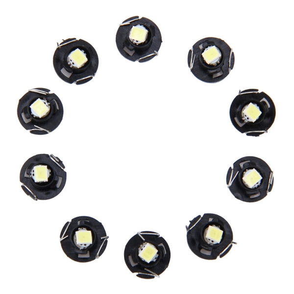 10 PCS 0.5W T4.2 Wedge Instrument Panel LED Light Dashboard Gauge Cluster Indicator Lamp Bulb