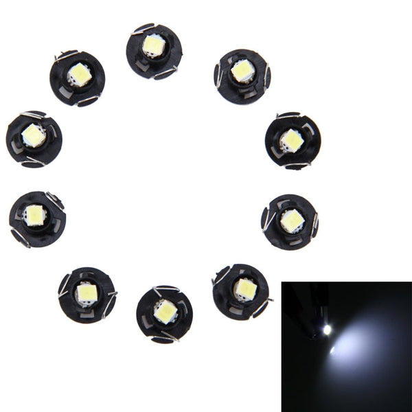 10 PCS 0.5W T4.2 Wedge Instrument Panel LED Light Dashboard Gauge Cluster Indicator Lamp Bulb