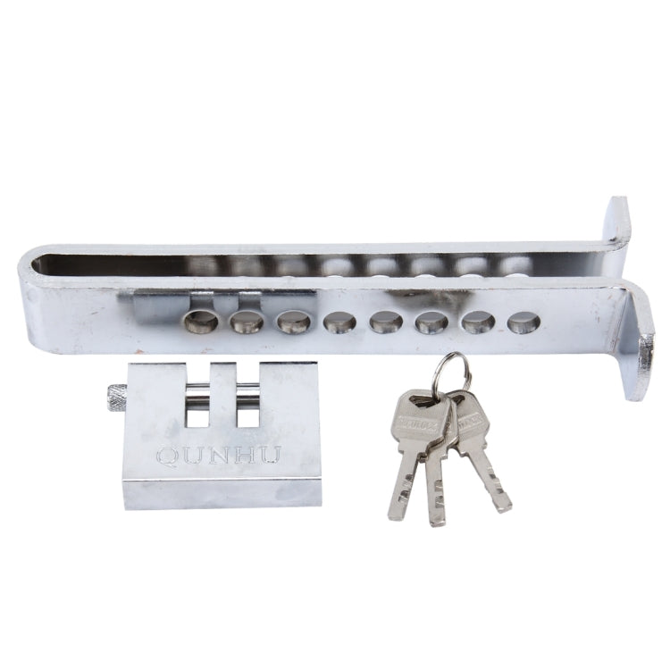 Car Auto Stainless Steel  Anti-theft Clutch Lock Car Brake Safety Lock Tool Accelerator Pedal Lock with Keys Suitable for Clutch Height Under 19.5cm, Clutch Height Under 19.5cm