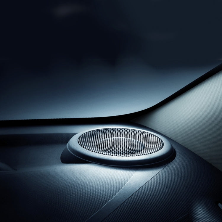 8 inch Car Auto Metal Mesh Black Round Hole Subwoofer Loudspeaker Protective Cover Mask Kit with Fixed Holder, 8 Inch