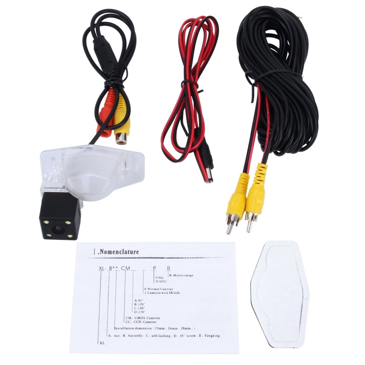 656x492 Effective Pixel  NTSC 60HZ CMOS II Waterproof Car Rear View Backup Camera With 4 LED Lamps (for Nissan LIVINA 2011-2013 Version)