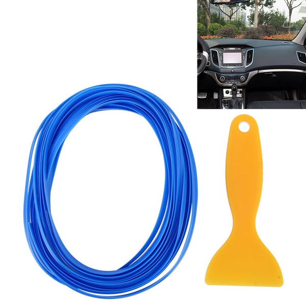 5m Flexible Trim For DIY Automobile Car Interior Moulding Trim Decorative Line Strip with Film Scraper