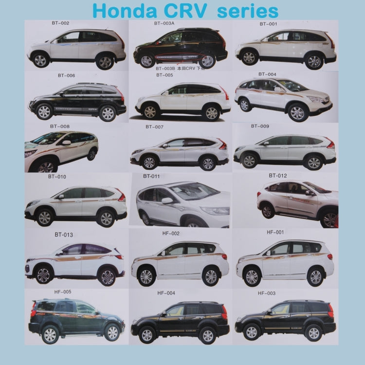 3 PCS SUV Body Decorative Strip Brand Car Streamline Shining Sticker For Honda CRV Nissarl X-Trail/Qashqai/Murano series