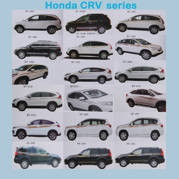 3 PCS SUV Body Decorative Strip Brand Car Streamline Shining Sticker For Honda CRV Nissarl X-Trail/Qashqai/Murano series