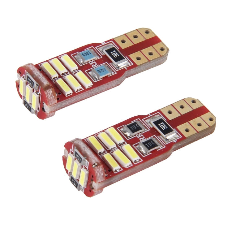 2PCS T10 2W 100LM 6000K 12 SMD-4014 LEDs Car Clearance Lights Lamp, DC 12V