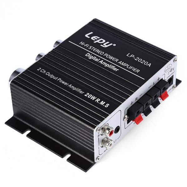 LP-2020A Car / Household HIFI Amplifier Audio, Support MP3, UK Plug with 3A Power Supply, UK Plug