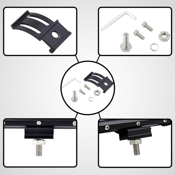 5 inch 18W 24 LED Waterproof IP67 Two Bar Modified Off-road Lights Spotlight Light Car Work Lights, DC 9-48V