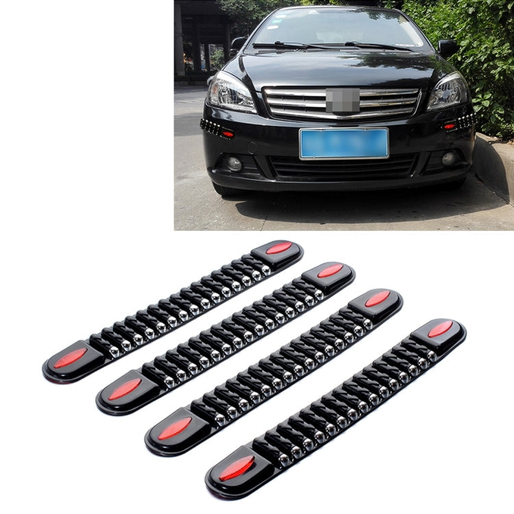 4 PCS Universal Fashion Simple Anti-collision Bar Car Body Protective Strip Car Protective Bar