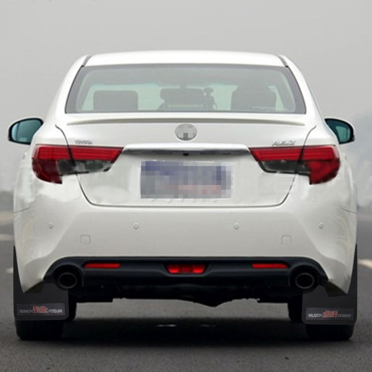 A Pair 3D Carbon Universal Racing Mudflaps Mud Guard Mudguards Fender