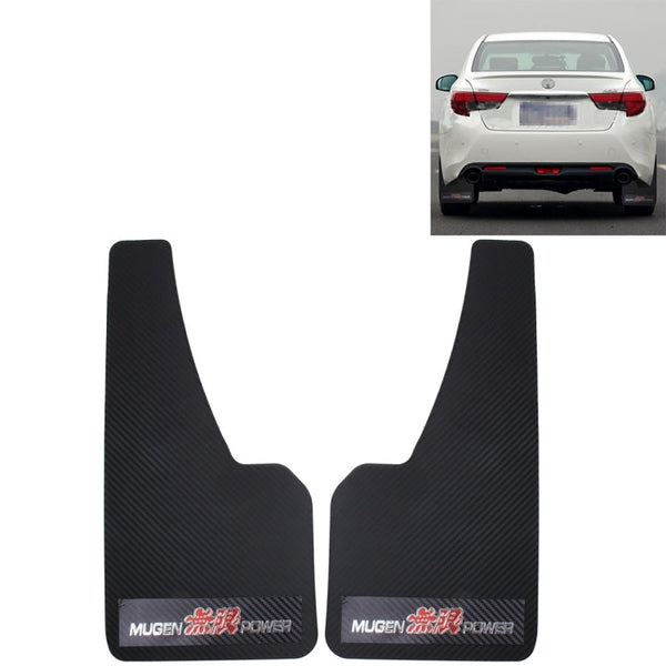 A Pair 3D Carbon Universal Racing Mudflaps Mud Guard Mudguards Fender