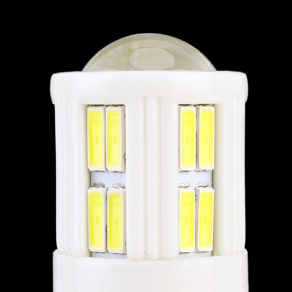 2 PCS T20 / 7440 3W DC 12V 6000K 200LM Car Auto Ceramics Turn Lights / Reversing Light 16LEDs SMD-7020 Lamps, with Projector Lens