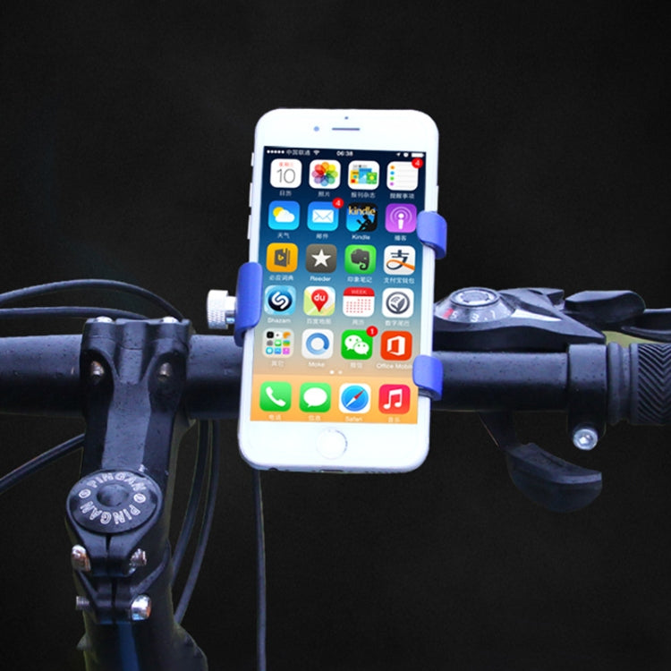 360 Degree Rotatable Aluminum Alloy Phone Bracket for Bicycle, Suitable for 50-100mm Device