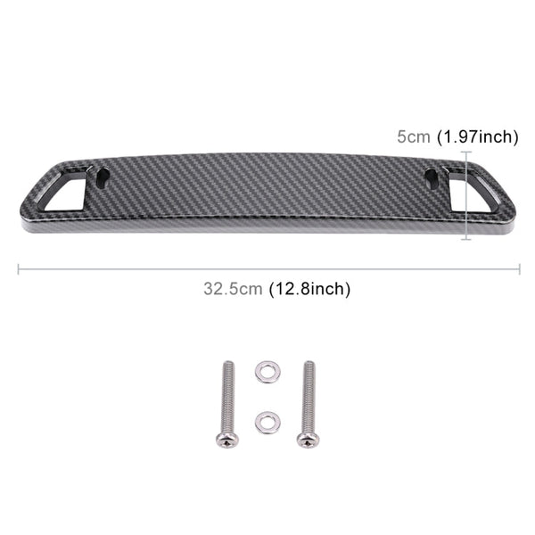 Universal Car License Holder Number Plate Frame Full Carbon Fiber License Plate Holder