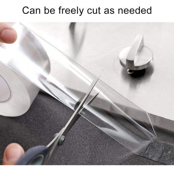 Acrylic Rubber Kitchen and Bathroom Waterproof Moisture-proof Tape Mildew Proof Stickers Size: 3cm x 3m, Thickness: 0.5mm