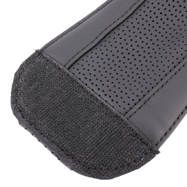 Universal Nonslip Breathable Genuine Leather Car Gear Shift Knob Cover