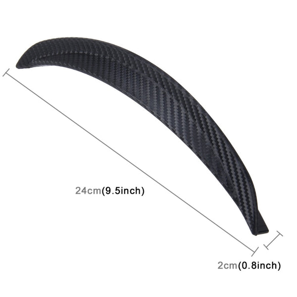 2 PCS Car Auto Rubber Fender Guard Protection Strip Scratch Protector Sticker, Size: 24*2cm