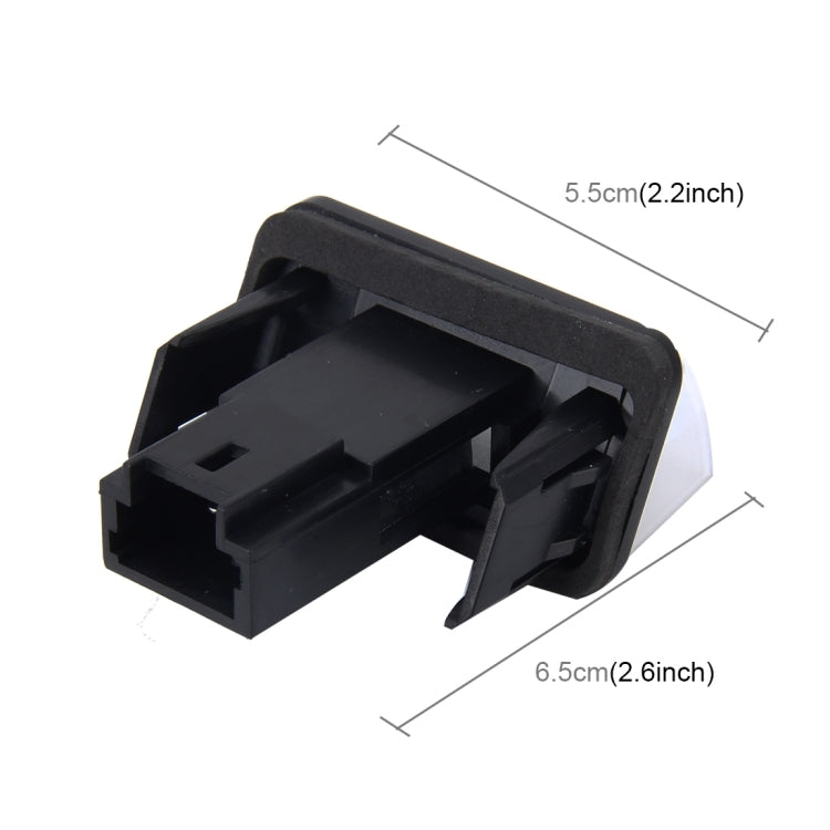 2 PCS License Plate Light with 24 SMD-3528 Lamps for Peugeot Citroen