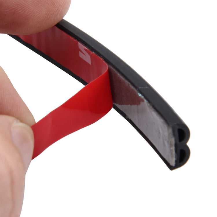 4m B Shape Car Decorative Strip Rubber Chrome Decoration Strip Door Seal Window Seal