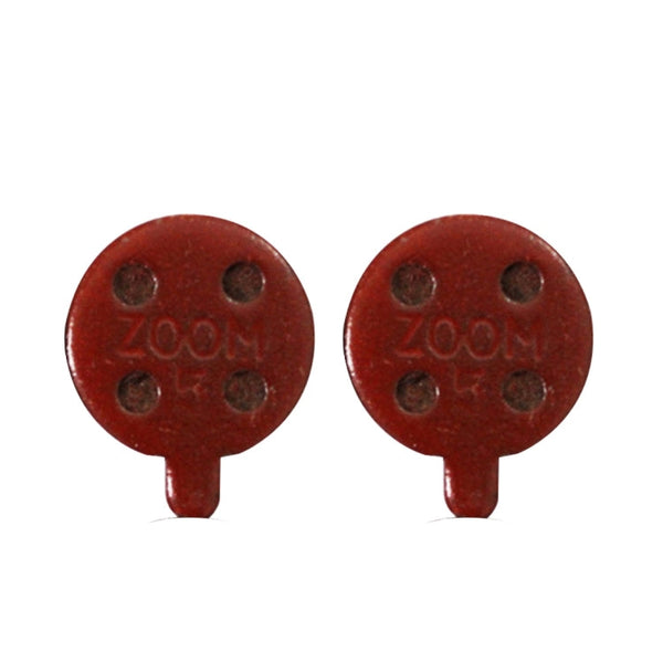 2 PCS Universal Metal Brake Disc Pads for Bike and Skateboard