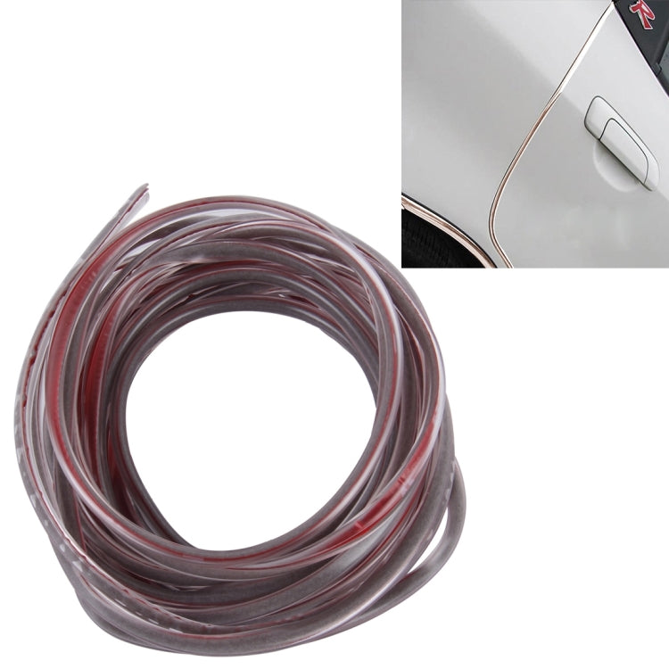 5m Car Decorative Strip PVC Chrome Decoration Strip Door Seal Window Seal