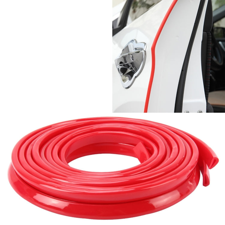 5.6m Car Decorative Strip Rubber Chrome Decoration Strip Door Seal Window Seal