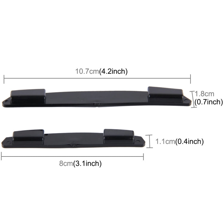 3R 3R-2103 4 PCS Rubber Car Side Door Edge Protection Guards Cover Trims Stickers, 3R-2103 Side Door Edge Guards