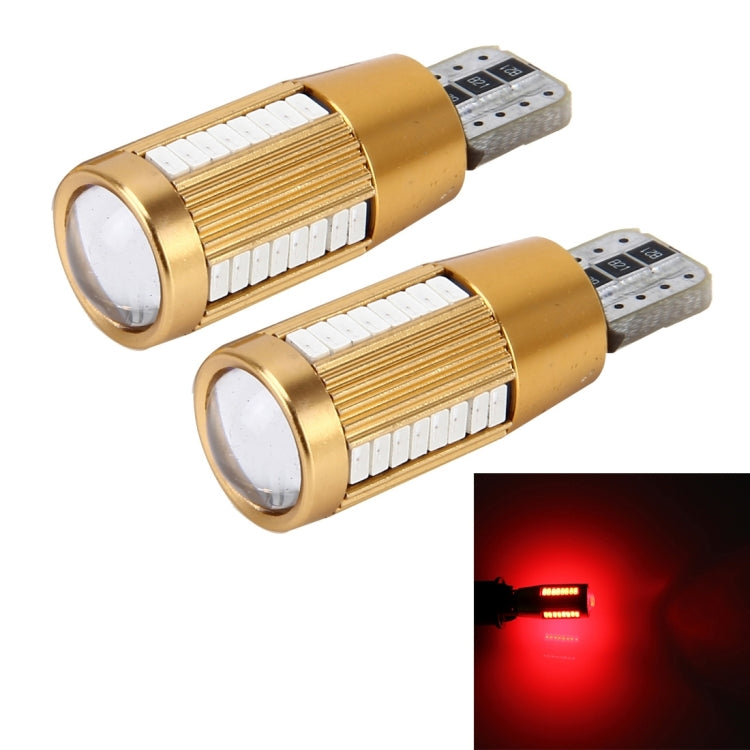 2 PCS T10 2W 180 LM 5500K Constant Current Car Clearance Light with 38 SMD-3014 Lamps, DC 12-16V