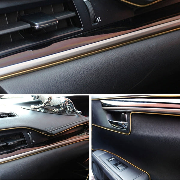 5m Flexible Trim For DIY Automobile Car Interior Exterior Moulding Trim Decorative Line Strip with Film Scraper
