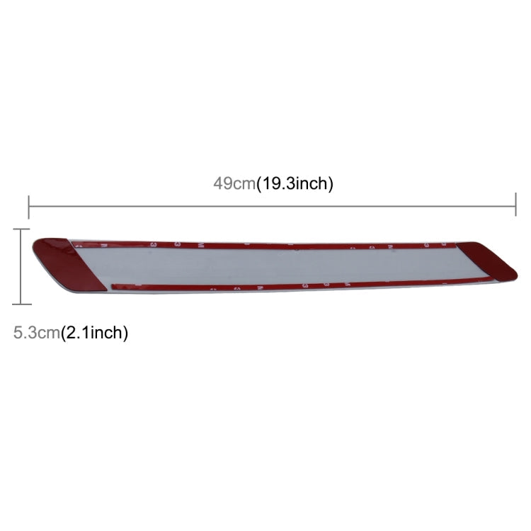 4 PCS Universal Car Auto Plastic Wrap Rubber Front Rear Body Bumper Guard Protector Strip Sticker