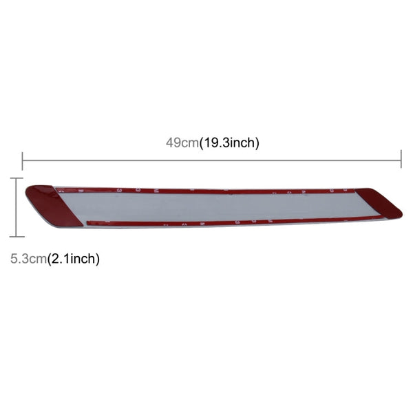 4 PCS Universal Car Auto Plastic Wrap Rubber Front Rear Body Bumper Guard Protector Strip Sticker